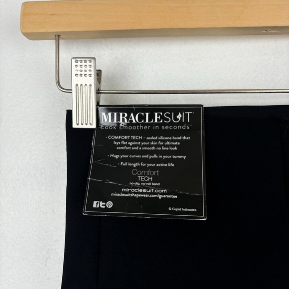 NWT Miraclesuit Black Tummy Control Athleisure Leggings Sz S - Picture 9 of 10